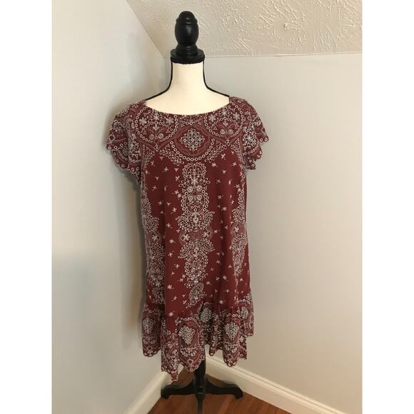 Anthropologie Feather Bone Ynez Eyelet Tunic Dress - Size Medium - Picture 2 of 10